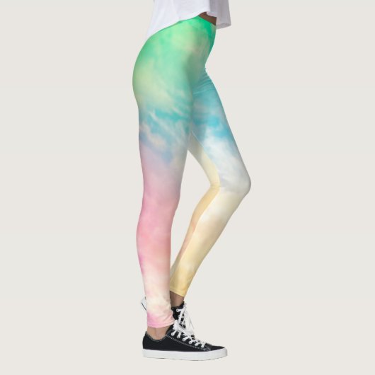 Leggings in mehreren Farben mit Spandex/Polyester. (Rechts)