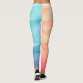 Leggings in Pastellfarbe (Rückseite)