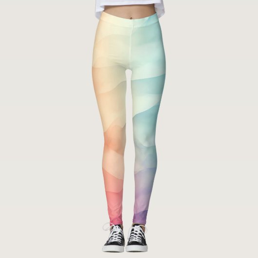 Leggings in Pastellfarbe (Vorderseite)