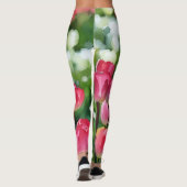Leggings in Rosa und Grünes Wasser (Rückseite)