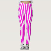 Leggings in rosa und weiß (Vorderseite)