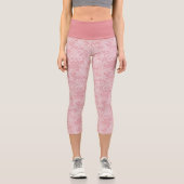 Leggings in Rosa und Weiß (Vorderseite)
