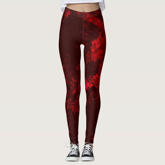 Leggings in Rot-Rosa (Vorderseite)