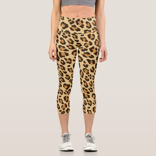 Leggings in Tierdrucken, Yoga-Capris (Vorderseite)