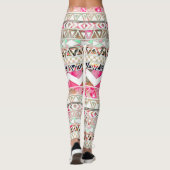 Leggings / Indianerisches Aztekenmuster (Rückseite)