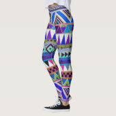 Leggings / Indianerisches Aztekenmuster (Links)