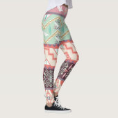 Leggings / Indianerisches Aztekenmuster (Rechts)