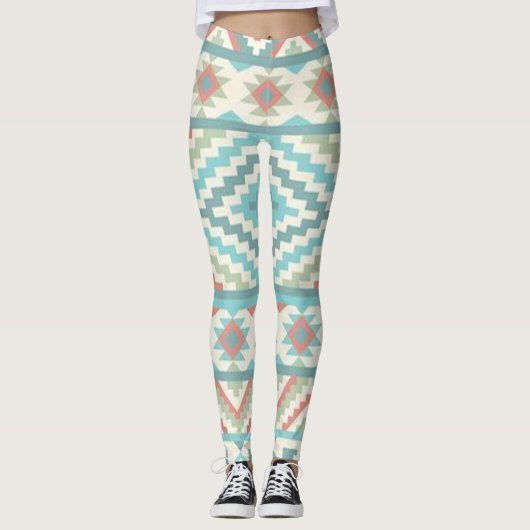 Leggings/Indianerisches Muster Leggings (Vorderseite)