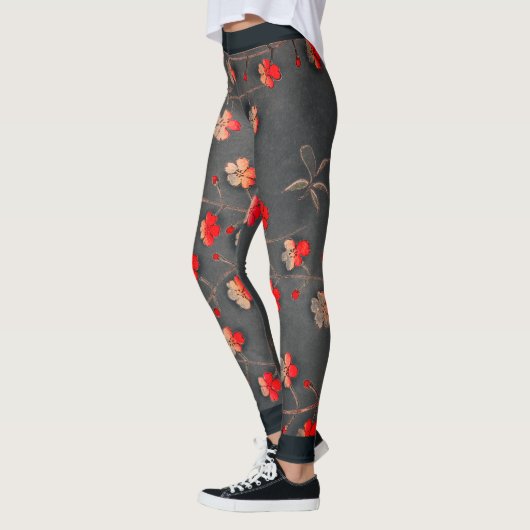 Leggings JAPANISCHE Blume (Links)