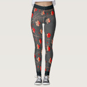 Leggings JAPANISCHE Blume (Vorderseite)