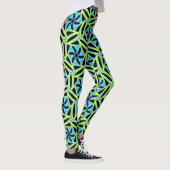 Leggings Jimette Design Blau und Schwarz (Rechts)