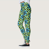 Leggings Jimette Design Blau und Schwarz (Links)