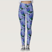 Leggings Jimette Design Lilas und Grün (Vorderseite)