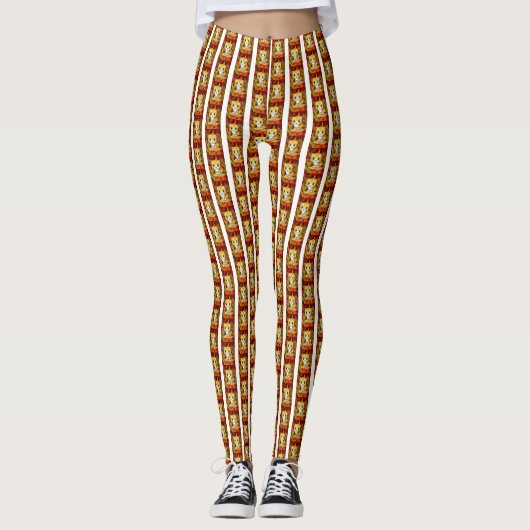 Leggings Katzen (Vorderseite)
