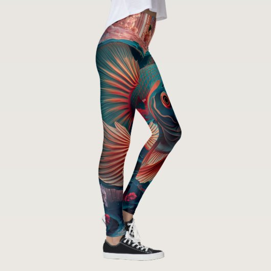 Leggings "Koi Fish Harmony"! (Rechts)