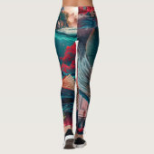 Leggings "Koi Fish Harmony"! (Rückseite)