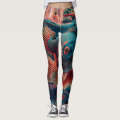 Leggings "Koi Fish Harmony"! (Vorderseite)