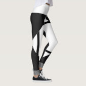 Leggings Komposition I Lozenges mit 4 Zeilen Schwa (Rechts)