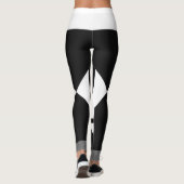 Leggings Komposition I Lozenges mit 4 Zeilen Schwa (Rückseite)