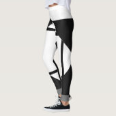 Leggings Komposition I Lozenges mit 4 Zeilen Schwa (Links)