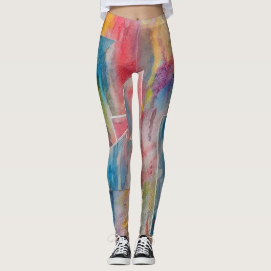 Leggings "Kreative Utopie" (Vorderseite)