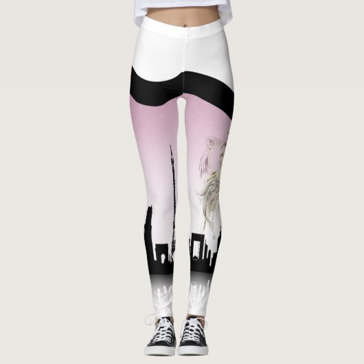 Leggings la torre Eiffel y la cuidad de parís (Vorderseite)