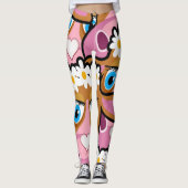 Leggings Lang Cow (Vorderseite)