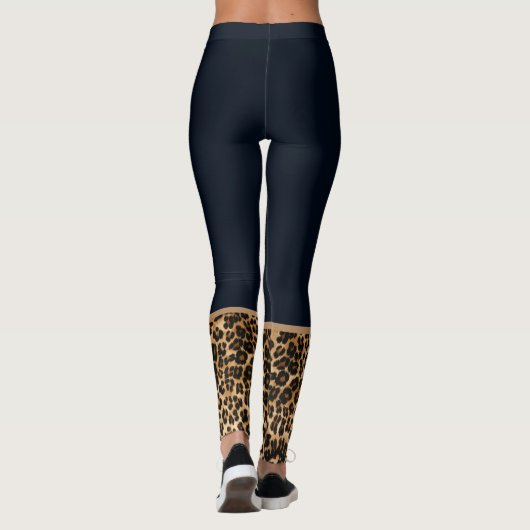 Leggings-Leopard-Leggings Leggings (Rückseite)