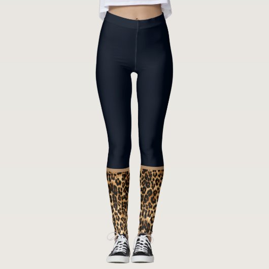 Leggings-Leopard-Leggings Leggings (Vorderseite)