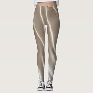 Leggings leuchten mit weißem Chrom