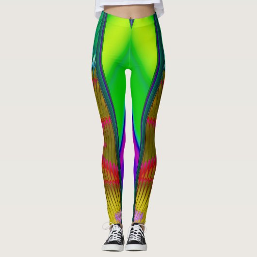 Leggings ~ leuchtend mehrfarbig ~ Original (Vorderseite)