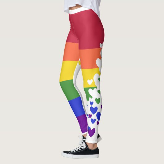 Leggings - LGBTQI Flag Fliegerharzen (Links)