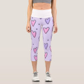 Leggings Liebe in Rosa (Vorderseite)