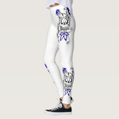 Leggings Liebe lila Design. (Links)