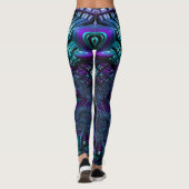 Leggings ~lila blau ~ Original (Rückseite)
