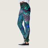 Leggings ~ lila blaues Schwarz ~ Original (Links)