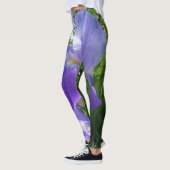 Leggings Lila der Blume (Links)