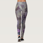 Leggings Lila der Blume (Rückseite)