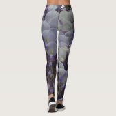 Leggings Lila der Blume (Rückseite)