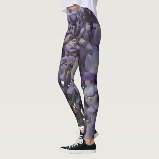 Leggings Lila der Blume (Links)