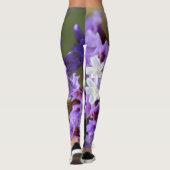 Leggings Lila der Blume (Rückseite)