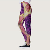 Leggings Lila der Blume (Links)
