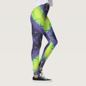 Leggings ~ lila gelb ~ Original (Rechts)