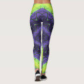 Leggings ~ lila gelb ~ Original (Rückseite)