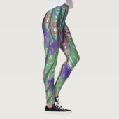 Leggings ~ lila grün ~ Original (Rechts)
