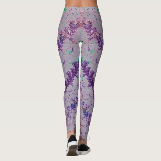 Leggings ~ Lila Pink Green ~ Original (Rückseite)