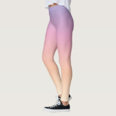 Leggings Lila, Rosa und Peach Ombre (Links)
