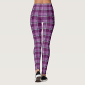 Leggings Lila und Trend-Pink-Kariert (Rückseite)