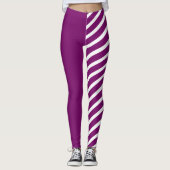Leggings lila & White Jester (Vorderseite)