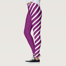 Leggings lila & White Jester